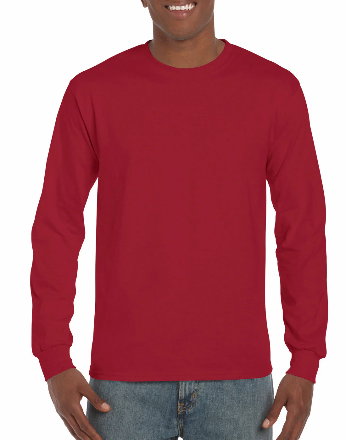Gildan Ultra Cotton Adult Long Sleeve T-Shirt - Image 6