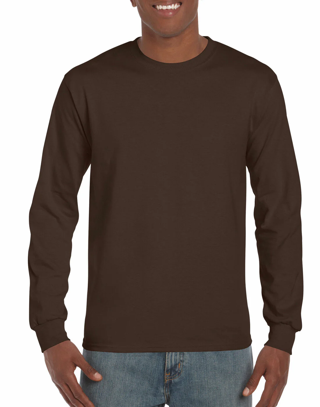 Gildan Ultra Cotton Adult Long Sleeve T-Shirt - Image 7
