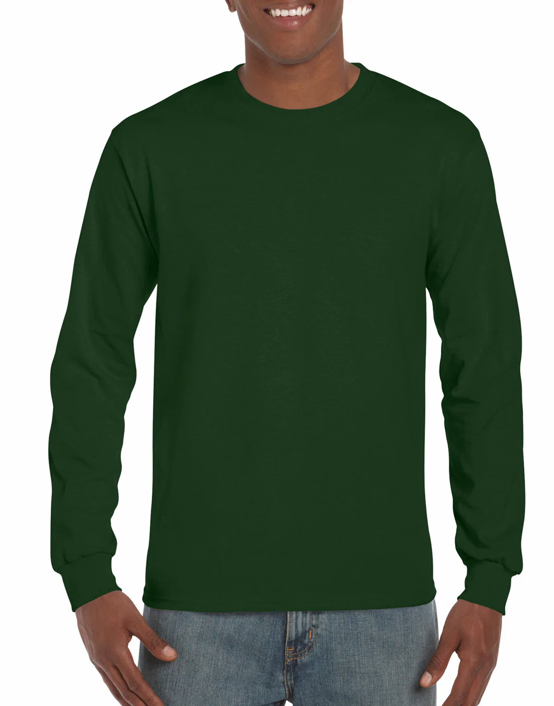 Gildan Ultra Cotton Adult Long Sleeve T-Shirt - Image 9