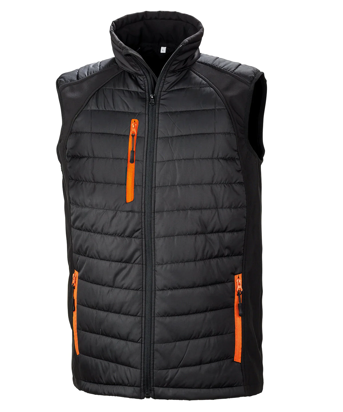 2x Embroidered Result Two-Tone Bodywarmer/Gilet with Company Logo - Image 7