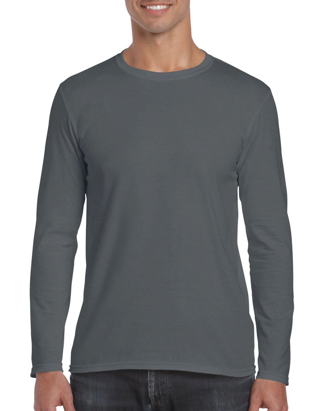 Gildan Soft Style Adult Long Sleeve T-Shirt - Image 3