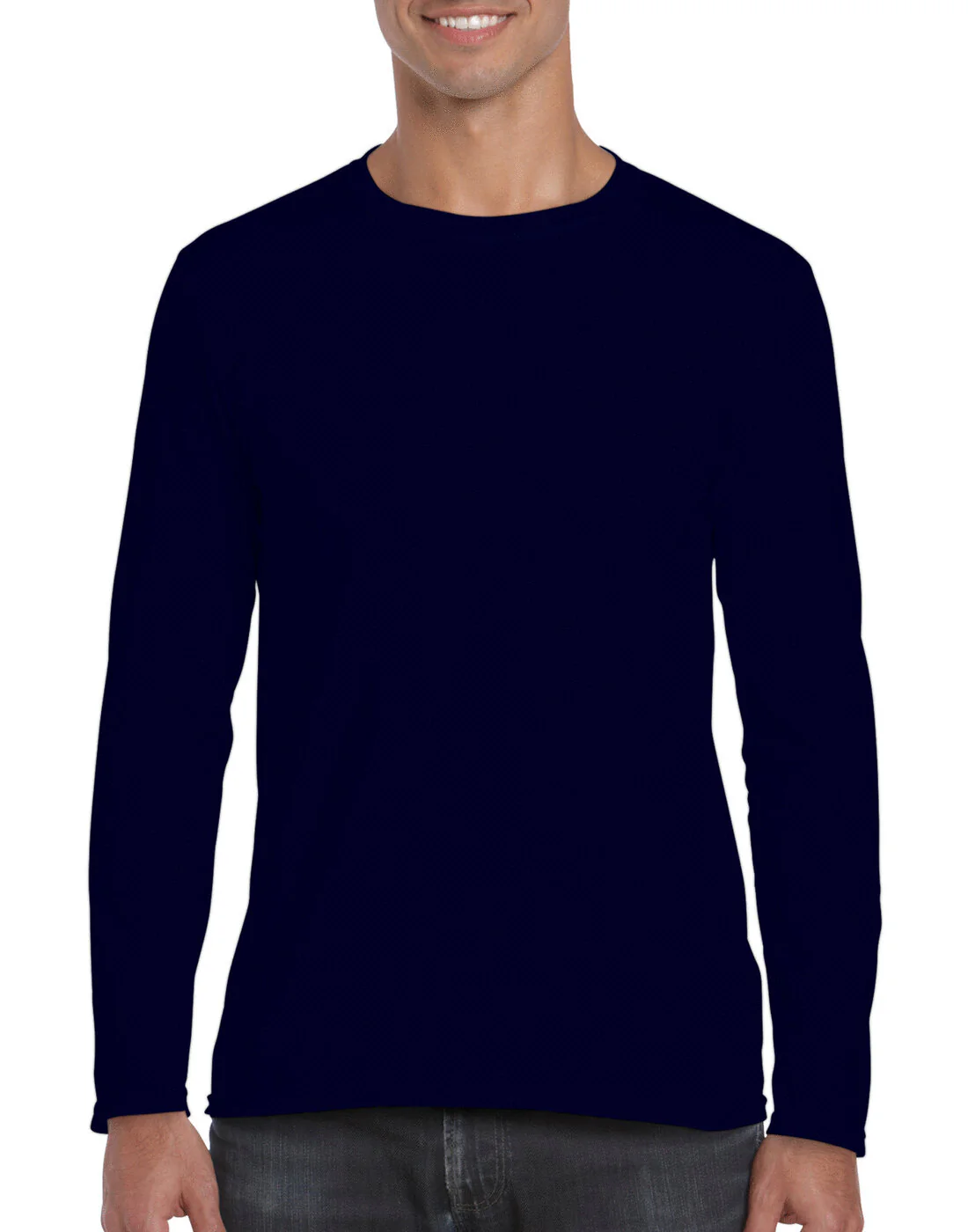 Gildan Soft Style Adult Long Sleeve T-Shirt - Image 4