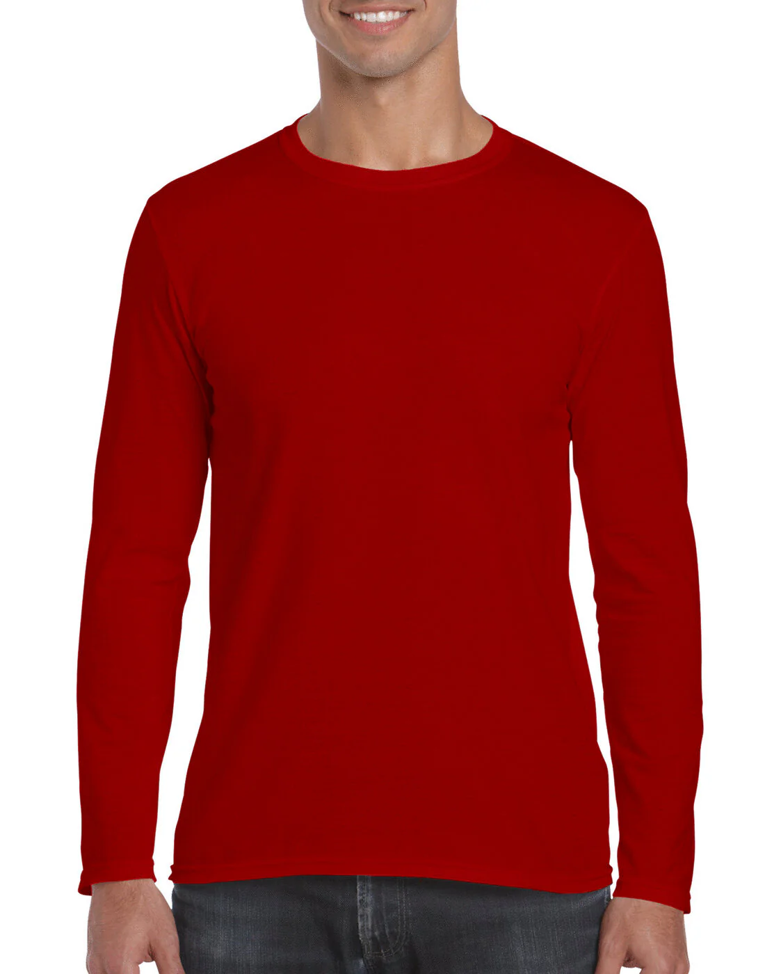 Gildan Soft Style Adult Long Sleeve T-Shirt - Image 5
