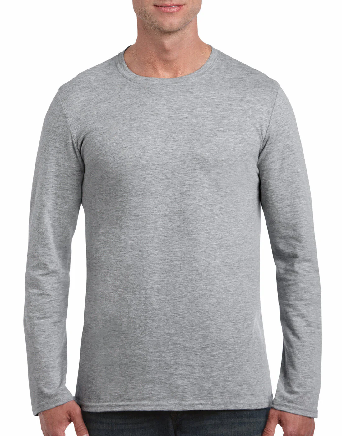 Gildan Soft Style Adult Long Sleeve T-Shirt - Image 7