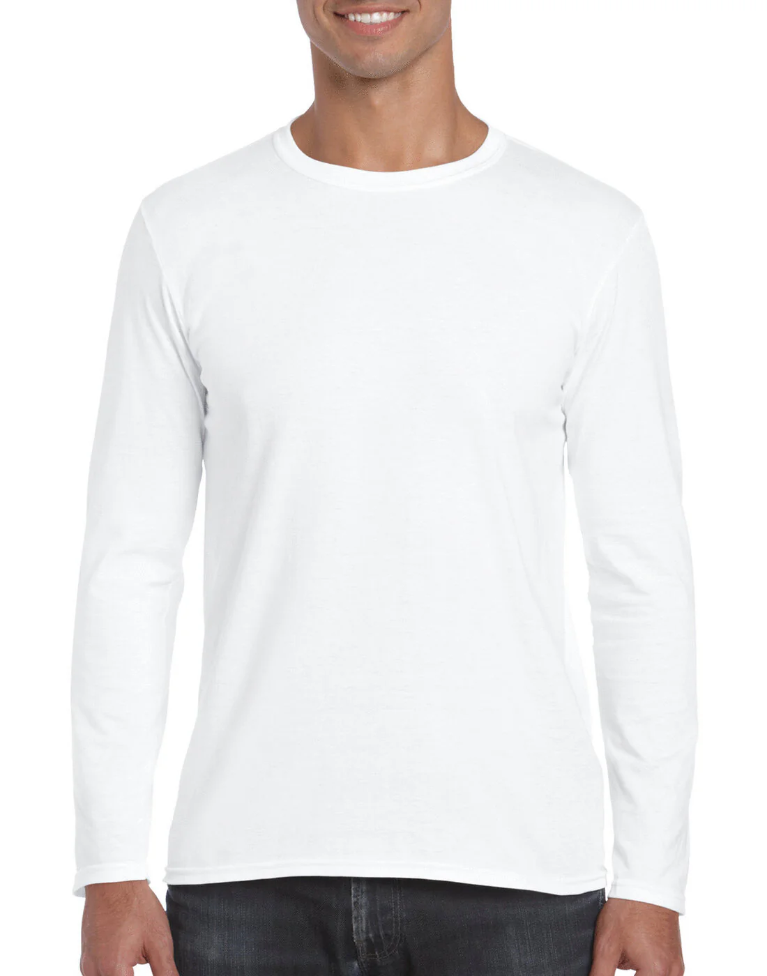 Gildan Soft Style Adult Long Sleeve T-Shirt - Image 8