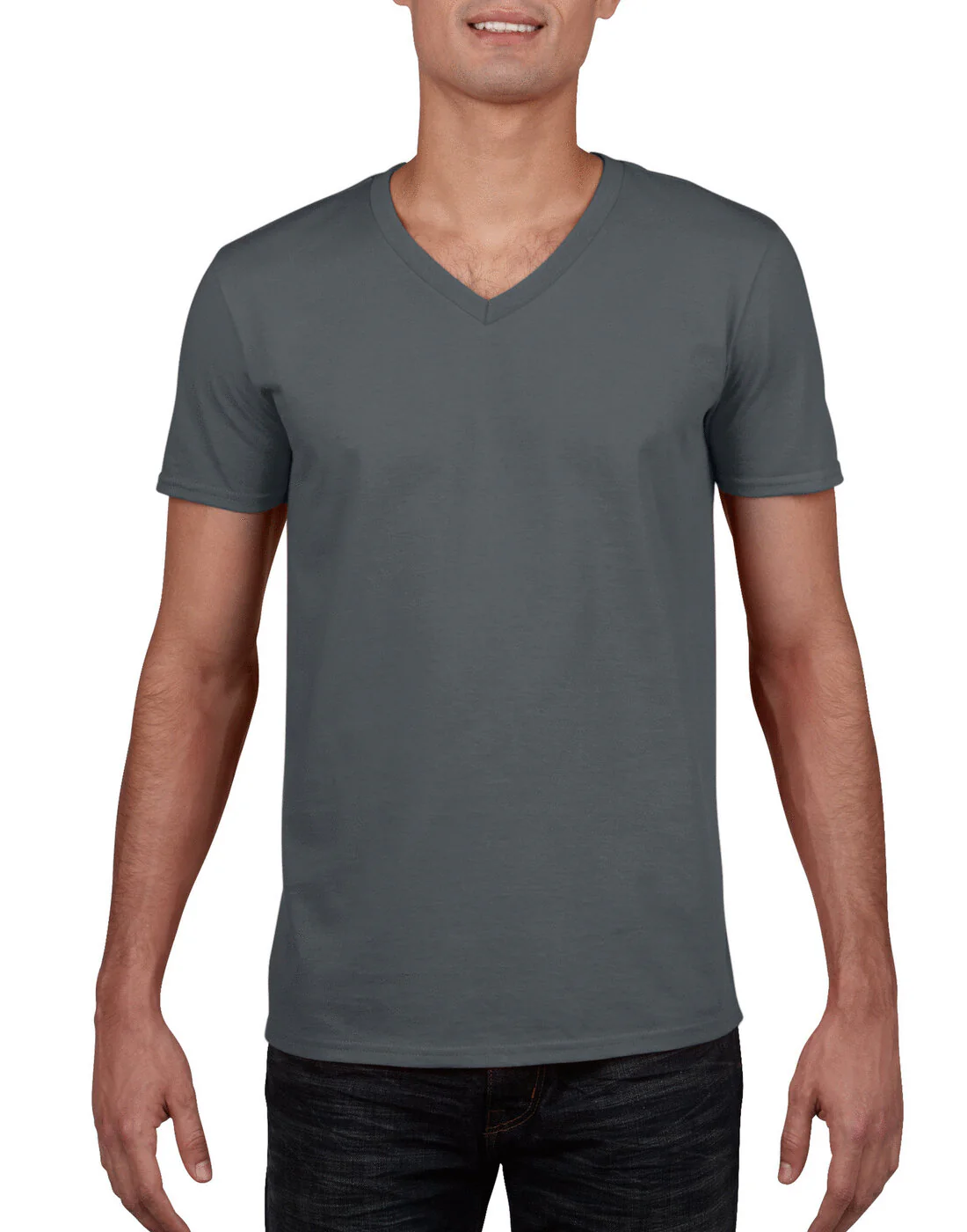 Gildan Softstyle Adult V-Neck T-Shirt - Image 3