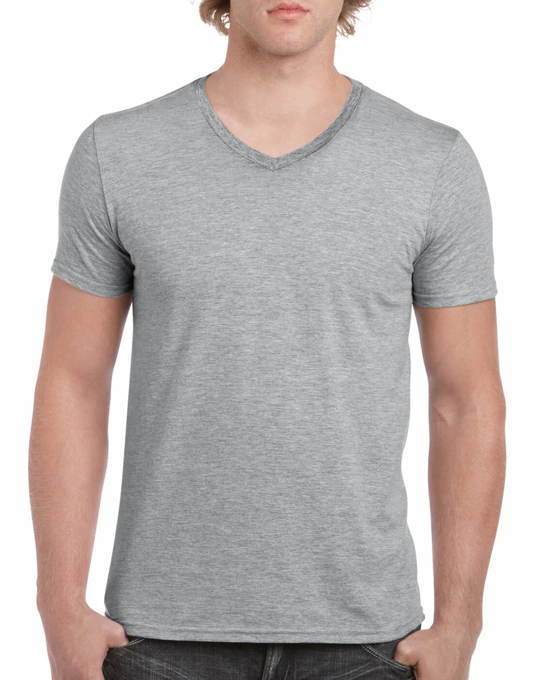 Gildan Softstyle Adult V-Neck T-Shirt - Image 9