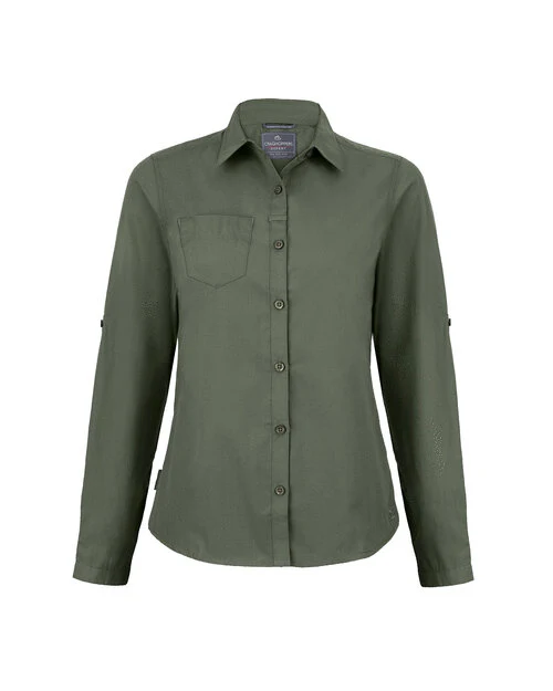 Craghoppers Expert Ladies Kiwi Long Sleeve Shirt - CR541M - Image 4