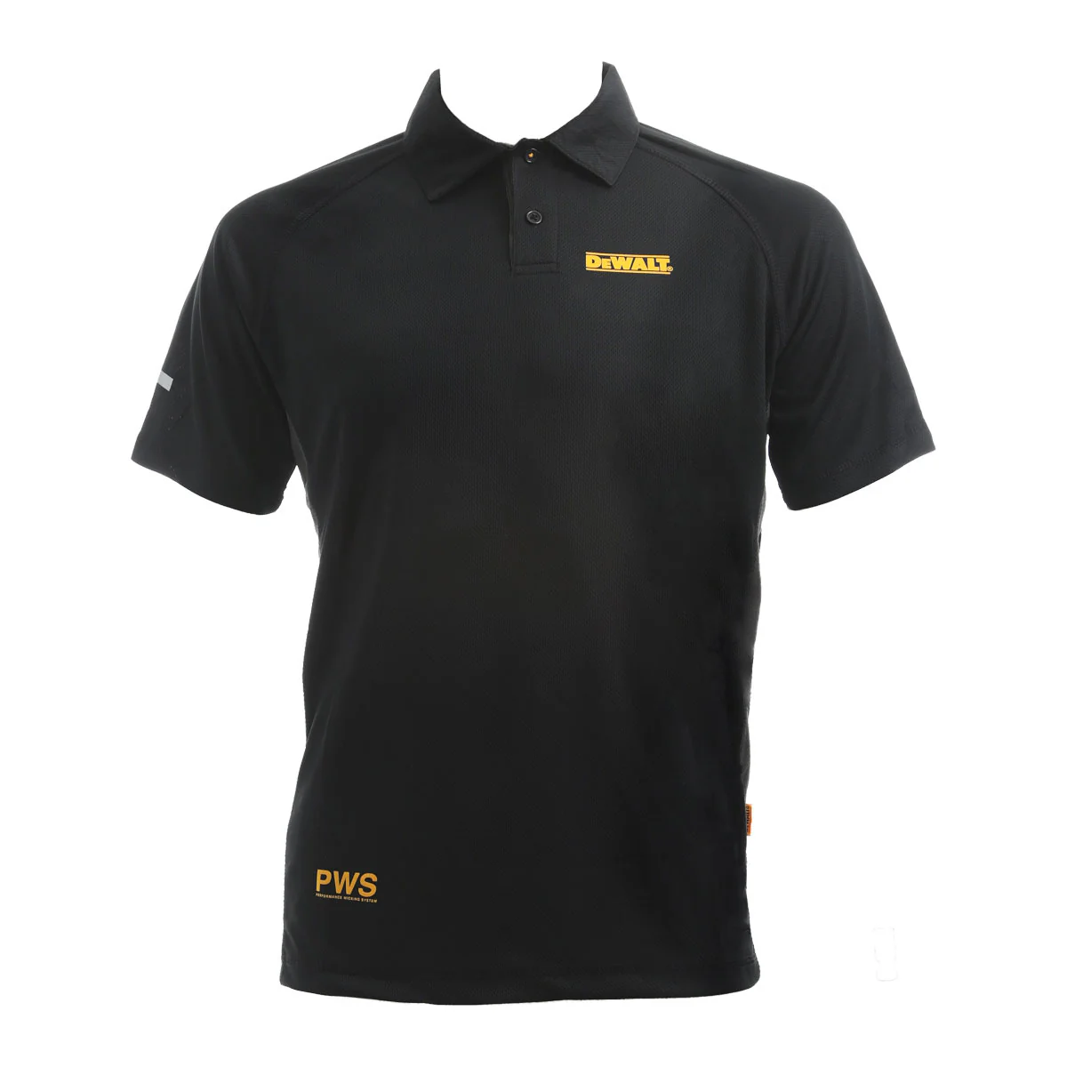 DeWalt Black/Grey PWS Polo Shirt - Image 3