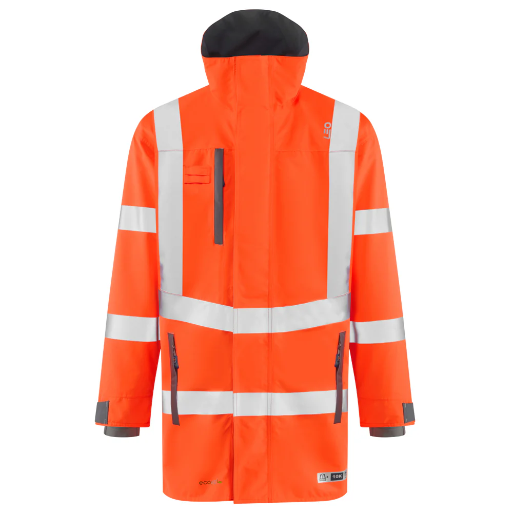 Leo Workwear Eastleigh Leo Ecoviz 10K Performance Breathable Anorak - Image 3