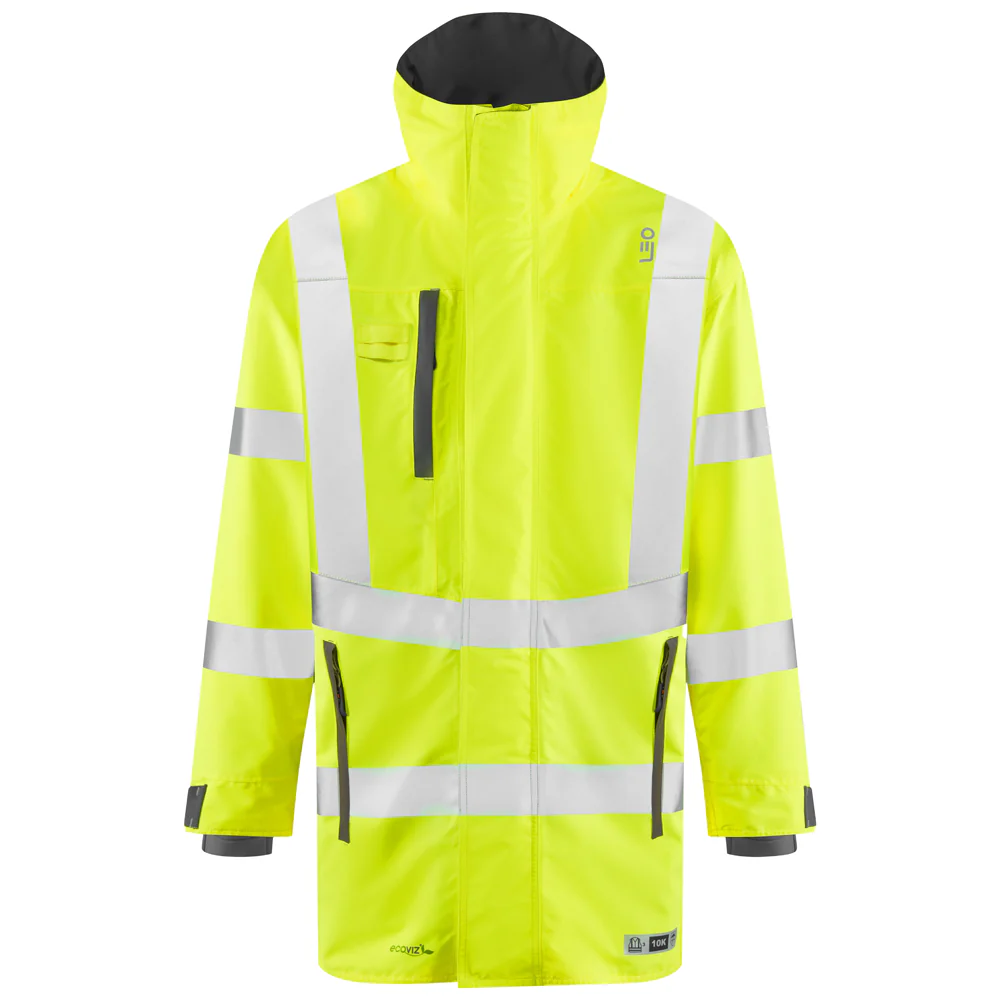Leo Workwear Eastleigh Leo Ecoviz 10K Performance Breathable Anorak - Image 4