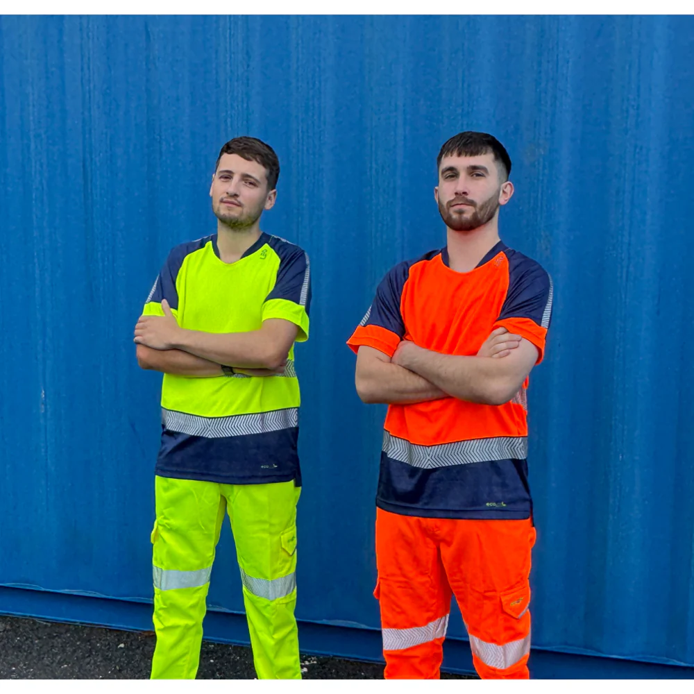 Leo Workwear Forda Leo Ecoviz Performance+ Dual Colour T-Shirt - Image 5