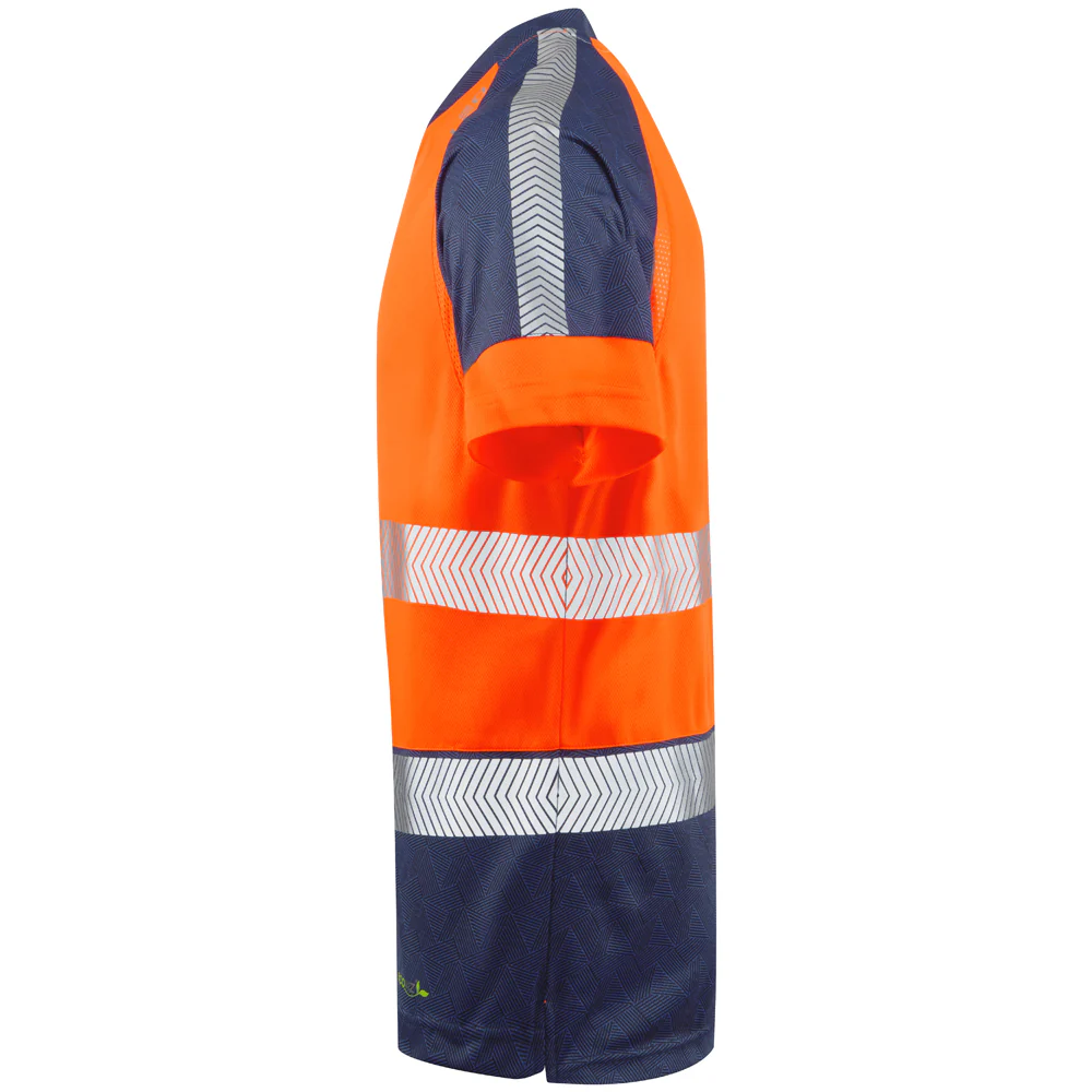 Leo Workwear Forda Leo Ecoviz Performance+ Dual Colour T-Shirt - Image 8