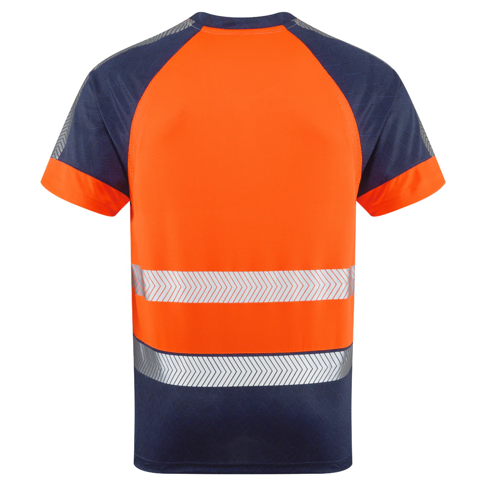 Leo Workwear Forda Leo Ecoviz Performance+ Dual Colour T-Shirt - Image 9
