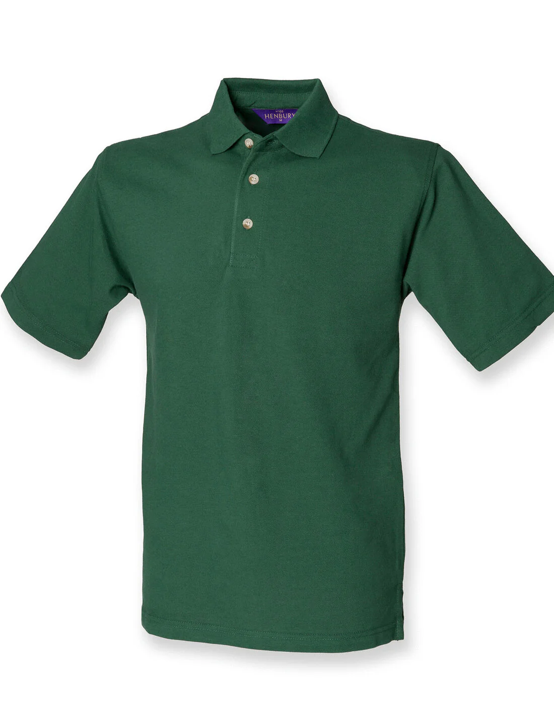 Henbury Classic Cotton Pique Polo Shirt - Image 4