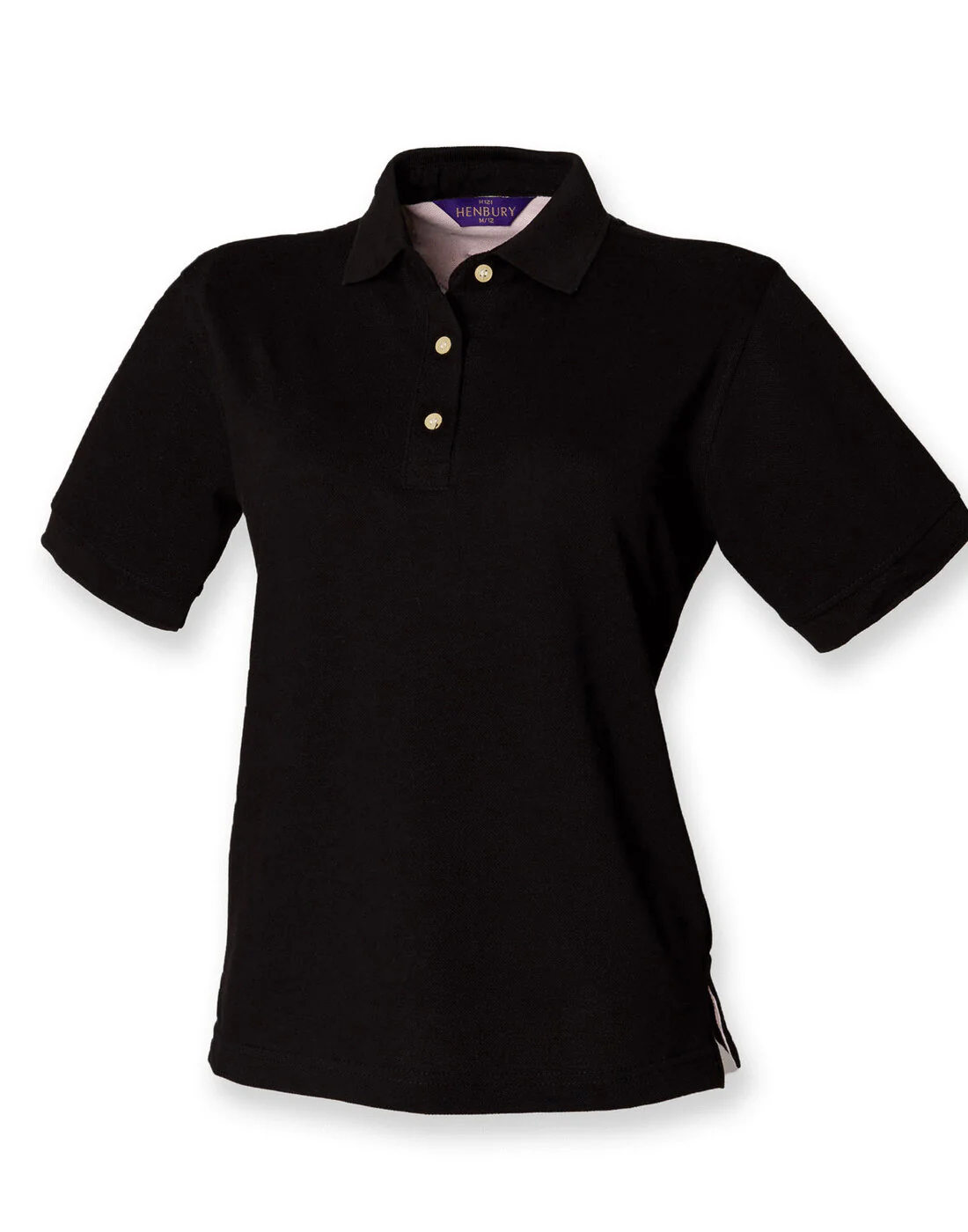 Henbury Ladies Classic Cotton Pique Polo Shirt - Image 3