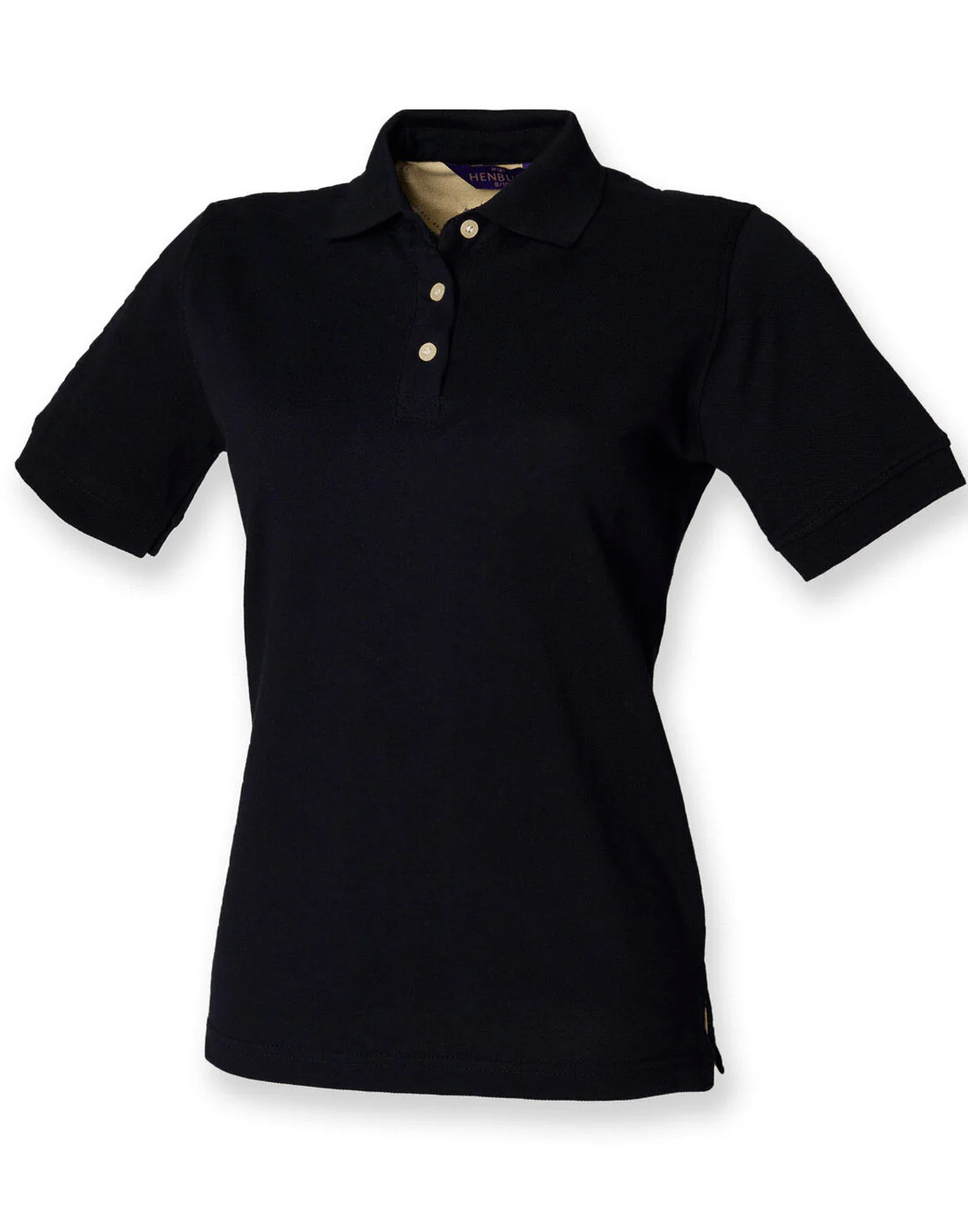 Henbury Ladies Classic Cotton Pique Polo Shirt - Image 4