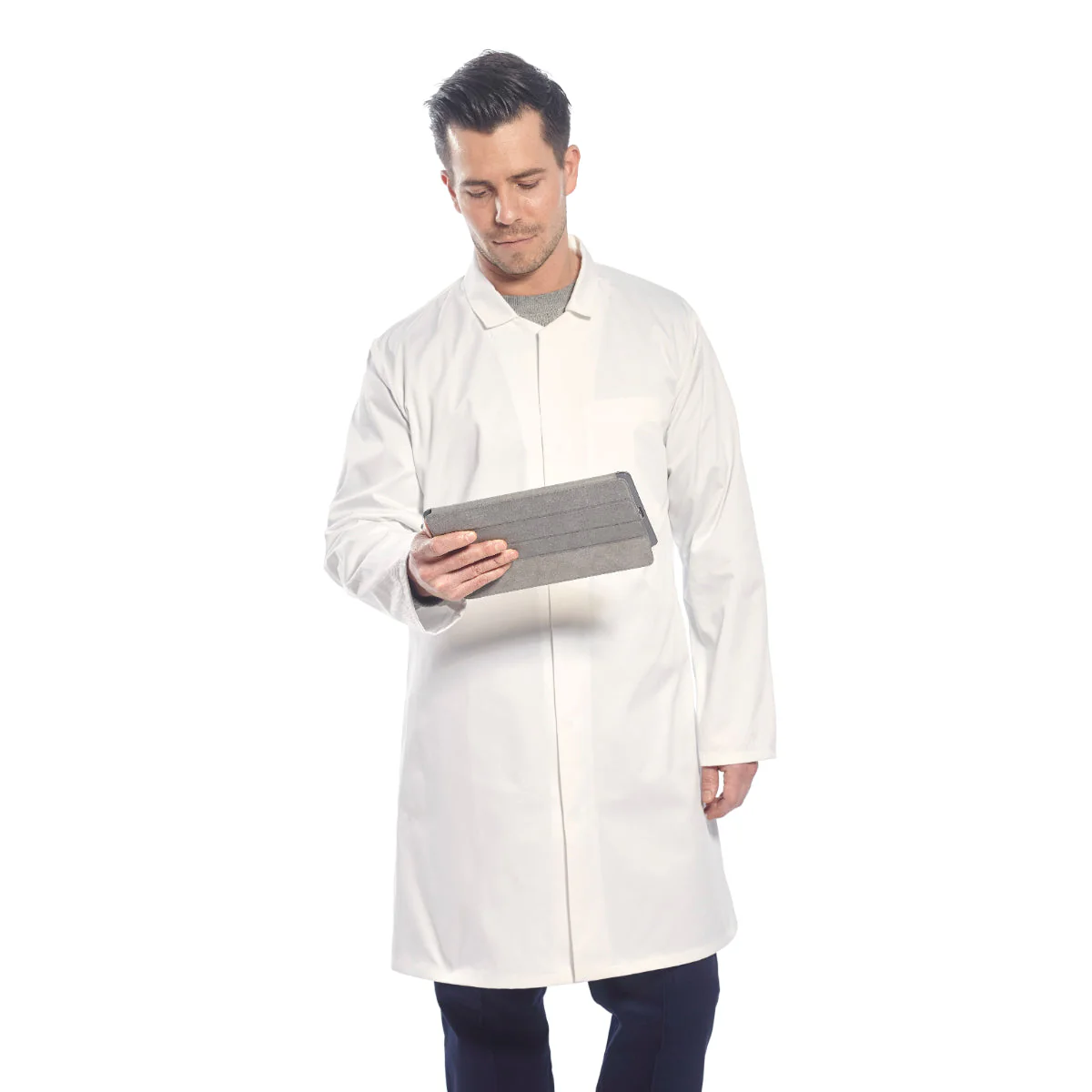 Portwest Men    Food Coat, One Pocket - Image 4