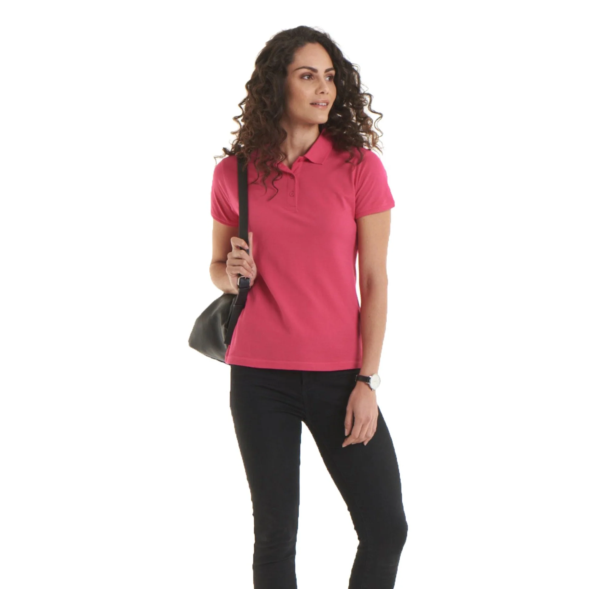 Uneek Ladies Ultra Cotton Poloshirt - UC115 - Image 3